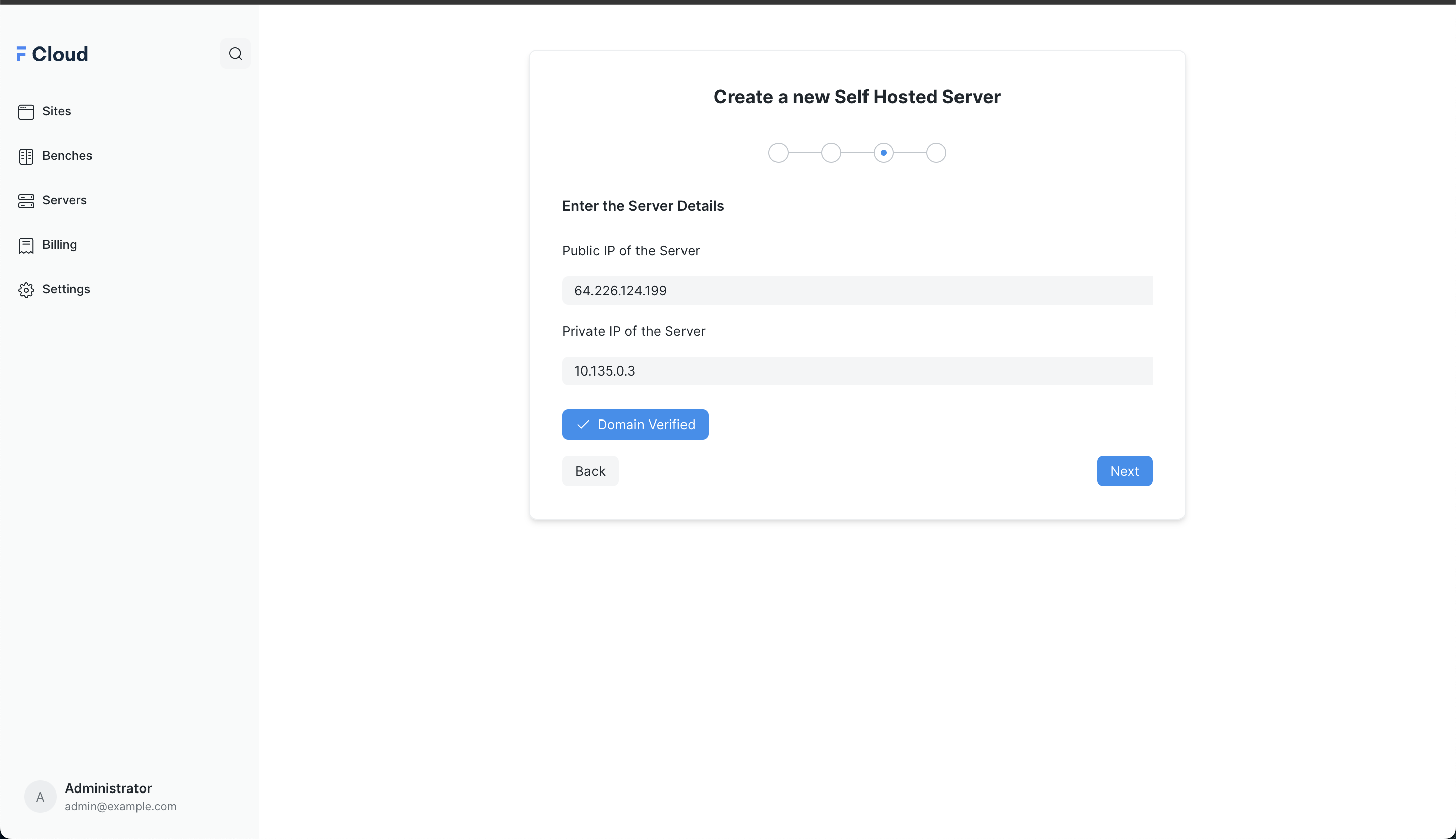 New Hybrid Cloud IP Page