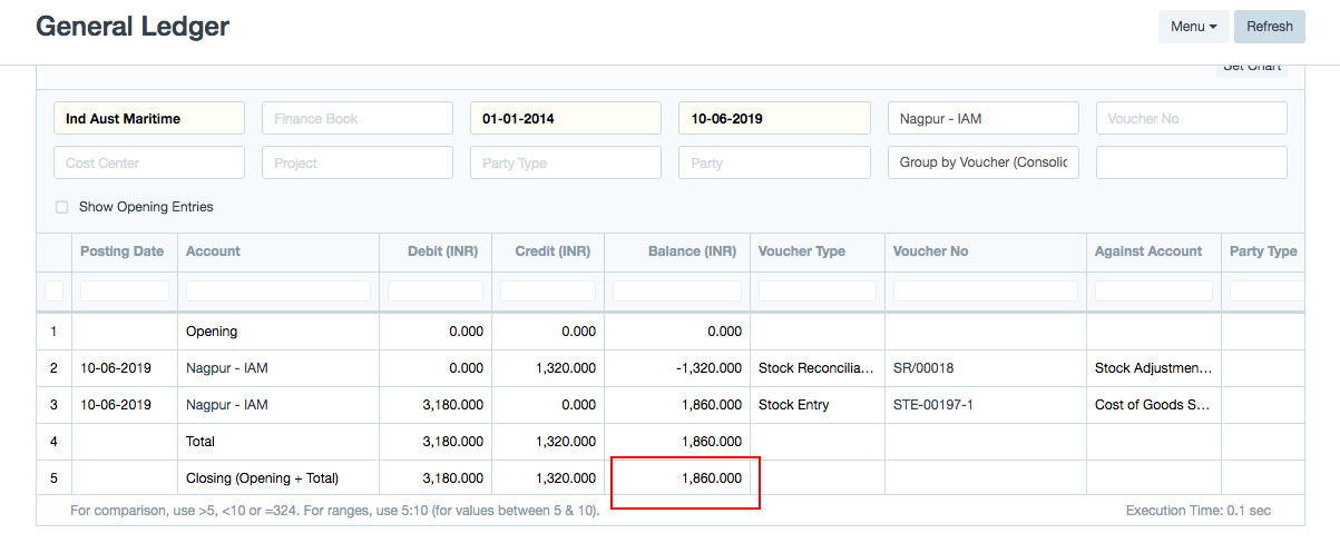 Stock Reconciliation