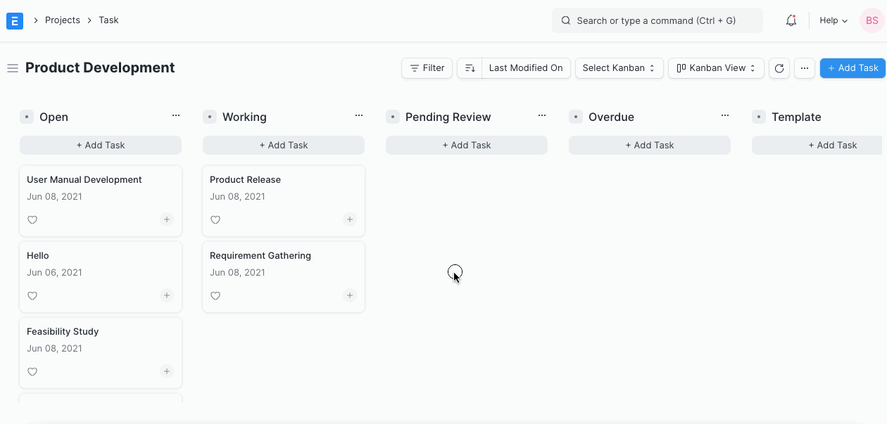 Update Cards on Kanban Board