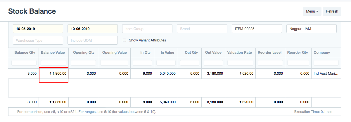 Stock Reconciliation