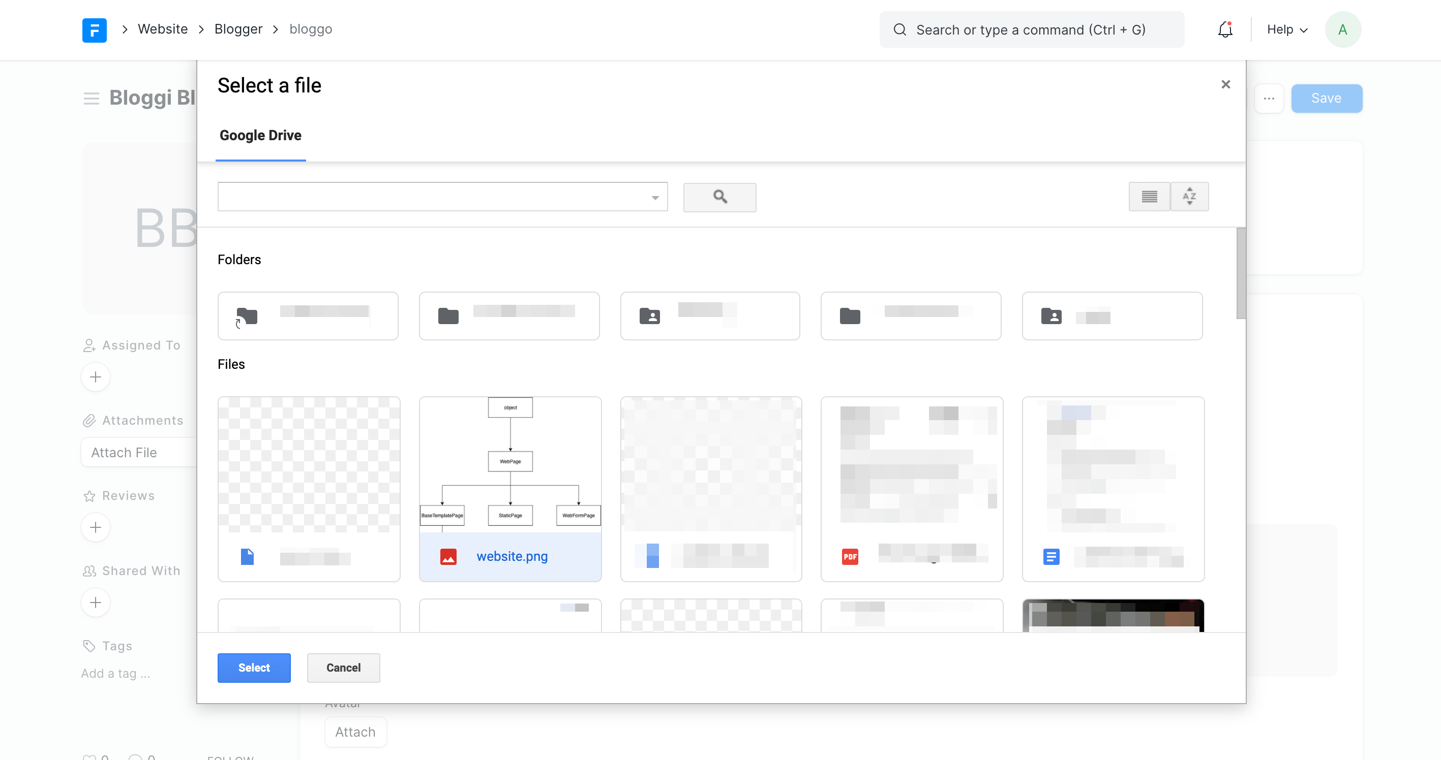 Google Drive Picker